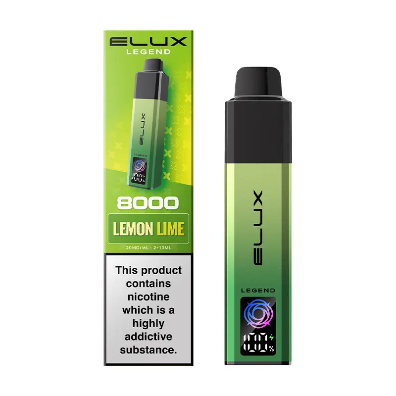 Lemon Lime Elux Legend 8000 Prefilled Pod Kit